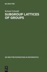 Image for Subgroup Lattices of Groups : 14