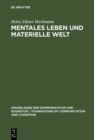 Image for Mentales Leben und materielle Welt: Eine philosophische Studie zum Leib-Seele-Problem