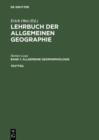 Image for Allgemeine Geomorphologie: Textteil und gesonderter Bilderteil
