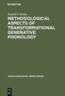 Image for Methodological Aspects of Transformational Generative Phonology