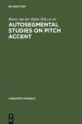 Image for Autosegmental Studies on Pitch Accent : 11