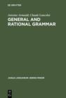 Image for General and Rational Grammar: The Port-Royal Grammar