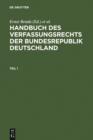 Image for Handbuch des Verfassungsrechts der Bundesrepublik Deutschland: Studienausgabe