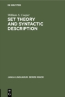 Image for Set Theory and Syntactic Description