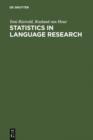 Image for Statistics in language research: analysis of variance