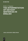 Image for Interpretation of Deviant Sentences in English: A Transformational Approach