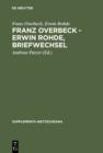Image for Franz Overbeck - Erwin Rohde, Briefwechsel