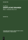 Image for Samtliche Dramen