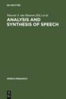 Image for Analysis and Synthesis of Speech: Strategic Research towards High-Quality Text-To-Speech Generation