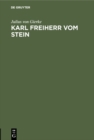 Image for Karl Freiherr vom Stein: Zum 200. Geburtag am 26.10.1957