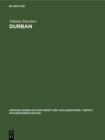 Image for Durban: Siedlungsgeographische Untersuchung einer Hafenstadt