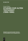 Image for Studien Zum Alten Testament (1966-1988)