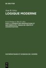 Image for Logique des propositions et des predicats, tables de verite et axiomatisation : 14