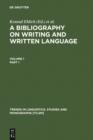 Image for A Bibliography on Writing and Written Language : 89