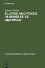 Image for Ellipsis and focus in generative grammar