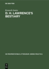 Image for D. H. Lawrence&#39;s Bestiary: A Study of his Use of Animal Trope and Symbol