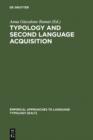 Image for Typology and Second Language Acquisition