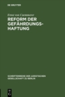 Image for Reform der Gefahrdungshaftung: Vortrag gehalten vor der Berliner Juristischen Gesellschaft am 20. November 1970 : 42