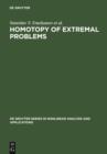 Image for Homotopy of Extremal Problems: Theory and Applications : 11