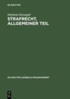 Image for Strafrecht, Allgemeiner Teil: Mit Einfuhrungen in programmierter Form