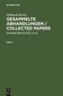 Image for Hellmuth Kneser: Gesammelte Abhandlungen : collected papers