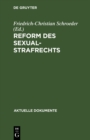 Image for Reform des Sexualstrafrechts