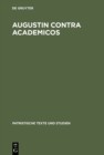Image for Augustin contra Academicos: (Vel de Academicis). Buch 1
