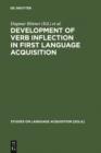 Image for Development of Verb Inflection in First Language Acquisition: A Cross-Linguistic Perspective