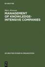Image for Management of Knowledge-Intensive Companies