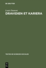 Image for Dravidien et Kariera: L&#39;alliance de mariage dans l&#39;Inde du Sud, et en Australie