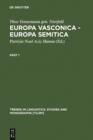 Image for Europa Vasconica - Europa Semitica