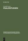 Image for Psalmstudien: Kolometrie, Strophik und Theologie ausgewahlter Psalmen
