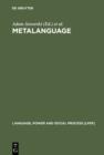 Image for Metalanguage: social and ideological perspectives : 11