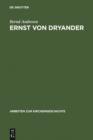 Image for Ernst von Dryander: Eine biographische Studie