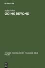 Image for Going Beyond: The Crisis of Identity and Identity Models in Contemporary American, English and German Fiction