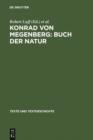 Image for Konrad von Megenberg: Buch der Natur: Band II: Kritischer Text nach den Handschriften