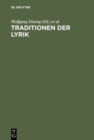 Image for Traditionen der Lyrik: Festschrift fur Hans-Henrik Krummacher