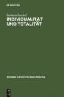 Image for Individualitat und Totalitat: Aspekte zu einer Anthropologie des Novalis