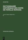 Image for Dictionnaire historique des noms de famille romans (III): Actes del III Colloqui (Barcelona, 19-21 juny 1989) : 5