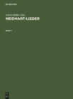 Image for Neidhart-Lieder: Texte und Melodien samtlicher Handschriften und Drucke