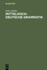 Image for Mittelhochdeutsche Grammatik