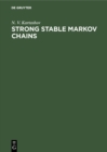 Image for Strong Stable Markov Chains