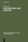 Image for Pustkuchen und Goethe: Die Streitschrift als produktives Verwirrspiel