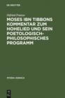 Image for Moses ibn Tibbons Kommentar zum Hohelied und sein poetologisch-philosophisches Programm: Synoptische Edition, Ubersetzung und Analyse : 25