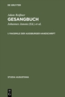 Image for Gesangbuch: I. Faksimile der Augsburger Handschrift, II. Kommentar zur Augsburger Handschrift : 12/13