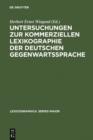 Image for Untersuchungen zur kommerziellen Lexikographie der deutschen Gegenwartssprache. Band 2