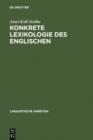 Image for Konkrete Lexikologie des Englischen: Entwurf einer Theorie des Sprachkonnens : 428