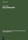 Image for Eigi Einhamr: Beitrage zum Weltbild der Eyrbyggja und anderer Islandersagas