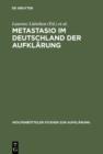 Image for Metastasio im Deutschland der Aufklarung: Bericht uber das Symposion Potsdam 2002