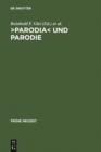 Image for Parodia&lt; und Parodie: Aspekte intertextuellen Schreibens in der lateinischen Literatur der Fruhen Neuzeit